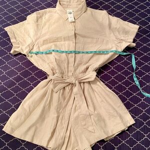 NWT ABERCROMBIE & FITCH SHORTS ROMPER XL